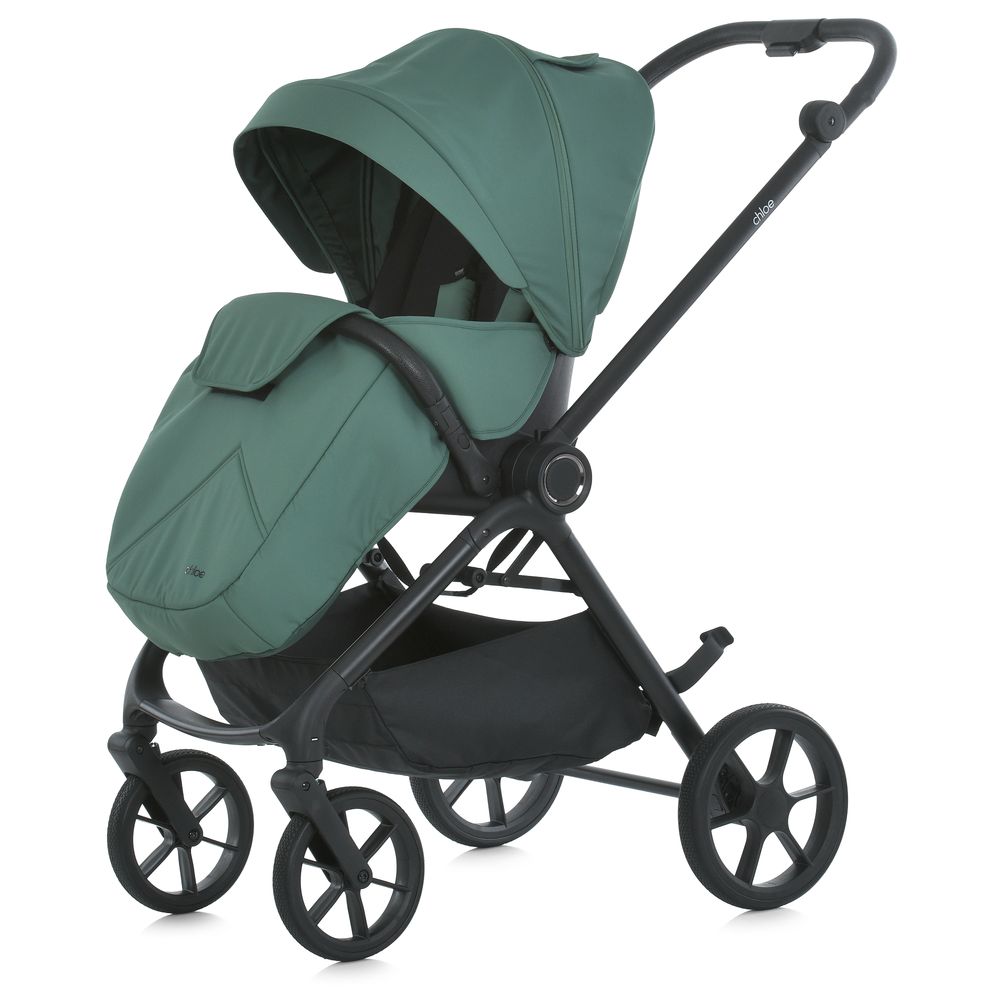 El Camino Chloe ME 1191 - прогулянкова дитяча коляска, регульована батьківська ручка • Smoke Green El Camino Chloe ME 1191 - прогулянкова дитяча коляска, регульована батьківська ручка • Smoke Green