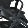 El Camino Chloe ME 1191 - прогулянкова коляска з реверсивним блоком, регульована батьківська ручка, великі колеса • Black