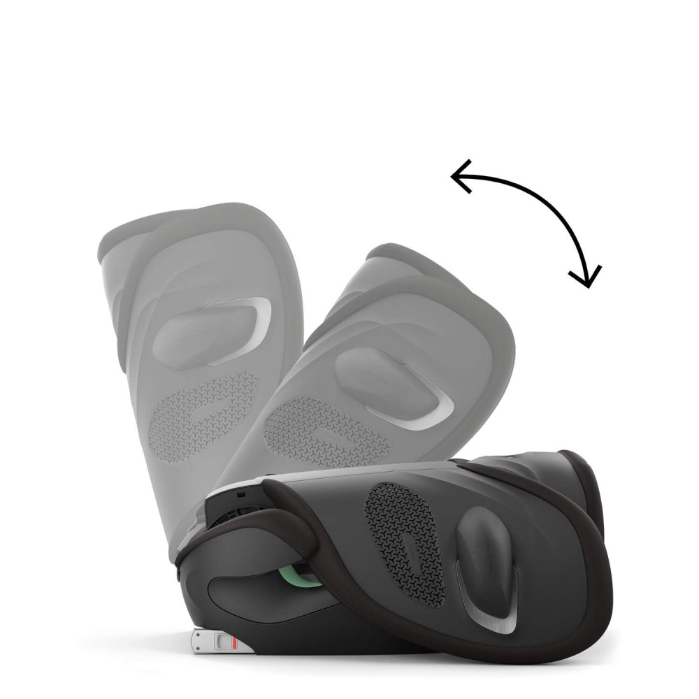 Cybex Solution G2 - складне, легке дитяче автокрісло (3 - 12 років / 100 - 150 см) • Moon Black (Plus)