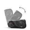 Cybex Solution G2 - складне, легке дитяче автокрісло (3 - 12 років / 100 - 150 см) • Moon Black (Plus)