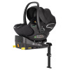 Carrello Vega CRL-14101/2 - детское раскладное автокресло для новорожденного с вращающейся базой, автолюлька (0 - 15 месяцев / 40 - 87 см), крепление ISOFIX с упором в пол • Absolute Black