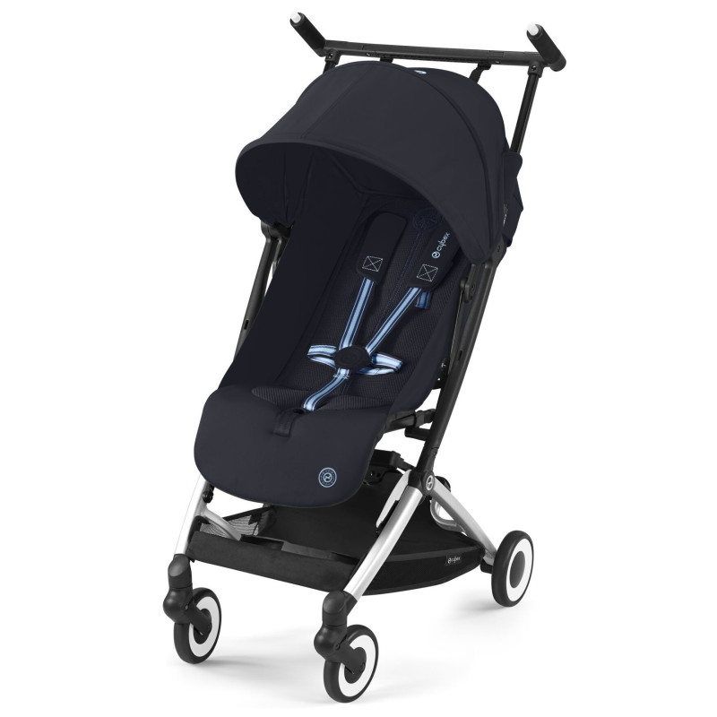 Cybex Libelle - прогулянковий візок для подорожей, легка компактна коляска, ручна поклажа • Dark Blue