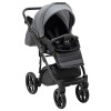 Adamex Nola Eco - детская коляска 2 в 1, многофункциональная коляска для новорожденных • Grey (SA-32)