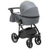 Adamex Nola Eco - детская коляска 2 в 1, многофункциональная коляска для новорожденных • Grey (SA-32)