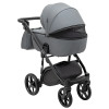 Adamex Nola Eco - детская коляска 2 в 1, многофункциональная коляска для новорожденных • Grey (SA-32)