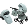 Adamex Nola Natura - дитяча коляска 2 в 1, багатофункціональний візочок для новонароджених, покращена вентиляція • Mint (8)