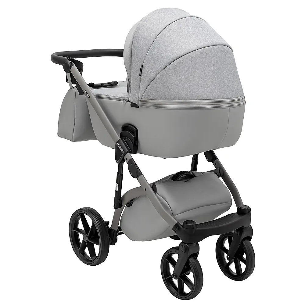 Adamex Nola Natura - дитяча коляска 2 в 1, багатофункціональний візочок для новонароджених, покращена вентиляція • Moon (9) 