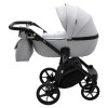 Adamex Nola - дитяча коляска 2 в 1, багатофункціональний візочок для новонароджених • Light Grey (PS-48)