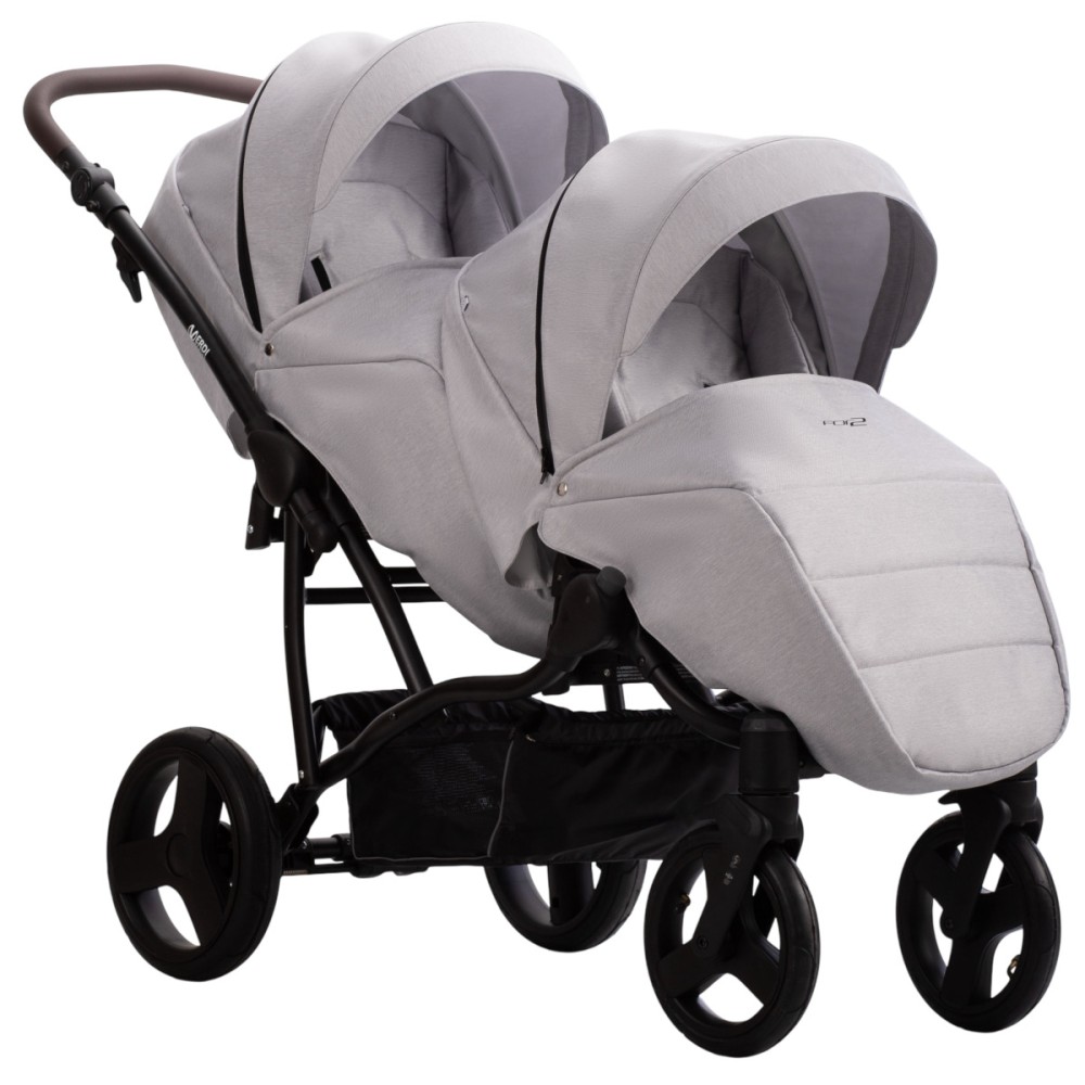 Verdi For 2 2025 - коляска для двійні • Grey (10)