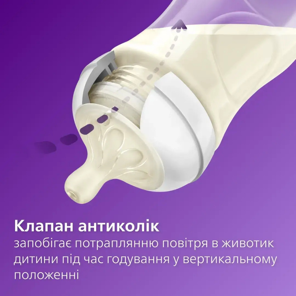 Бутылочка Avent для кормления Naturals 3.0 330 мл (SCY906/01)