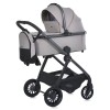 El Camino Riviera ME 1183 - детская коляска 2в1, универсальная, 2 уровня высоты люльки и прогулочного блока, люлька с двойной вентиляцией • Cloud Beige