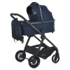 El Camino Riviera ME 1183 - детская коляска 2в1, универсальная, 2 уровня высоты люльки и прогулочного блока, люлька с двойной вентиляцией • Iris Blue
