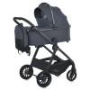 El Camino Riviera ME 1183 - детская коляска 2в1, универсальная, 2 уровня высоты люльки и прогулочного блока, люлька с двойной вентиляцией • Asphalt Gray