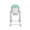 Peg Perego Prima Pappa Follow Me - стільчик для годування, шезлонг для новонароджених (регулювання по висоті, нахил спинки, регулювання підніжки), чохол з екошкіри, 4 колеса, компактне складання • Tahiti