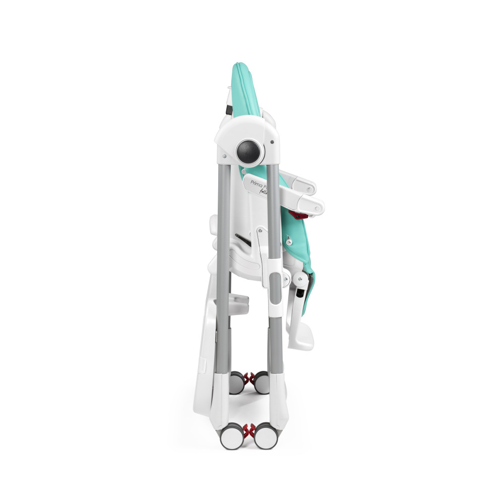Peg Perego Prima Pappa Follow Me - стільчик для годування, шезлонг для новонароджених (регулювання по висоті, нахил спинки, регулювання підніжки), чохол з екошкіри, 4 колеса, компактне складання • Tahiti Peg Perego Prima Pappa Follow Me - стільчик для годування, шезлонг для новонароджених (регулювання по висоті, нахил спинки, регулювання підніжки), чохол з екошкіри, 4 колеса, компактне складання • Tahiti