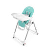 Peg Perego Prima Pappa Follow Me - стільчик для годування, шезлонг для новонароджених (регулювання по висоті, нахил спинки, регулювання підніжки), чохол з екошкіри, 4 колеса, компактне складання • Tahiti