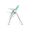 Peg Perego Prima Pappa Follow Me - стільчик для годування, шезлонг для новонароджених (регулювання по висоті, нахил спинки, регулювання підніжки), чохол з екошкіри, 4 колеса, компактне складання • Tahiti