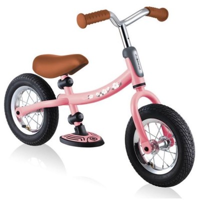 Globber GO Bike Air - беговел-самокат, балансер для детей от 3 лет, до 25 кг • Pink