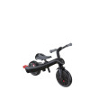 Globber Explorer Trike 4в1 Deluxe Play - дитячий велосипед-трансформер з батькіською ручкою, біговел, з сумкою для речей та тримачем для пляшечки • Grey
