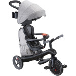 Globber Explorer Trike 4в1 Deluxe Play - дитячий велосипед-трансформер з батькіською ручкою, біговел, з сумкою для речей та тримачем для пляшечки • Grey Globber Explorer Trike 4в1 Deluxe Play - дитячий велосипед-трансформер з батькіською ручкою, біговел, з сумкою для речей та тримачем для пляшечки • Grey