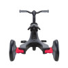 Globber Explorer Trike 4в1 Deluxe Play - дитячий велосипед-трансформер з батькіською ручкою, біговел, з сумкою для речей та тримачем для пляшечки • Grey