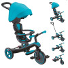 Globber Explorer Trike 4в1 - дитячий велосипед-трансформер з батькіською ручкою, біговел • Turquoise