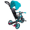 Globber Explorer Trike 4в1 - дитячий велосипед-трансформер з батькіською ручкою, біговел • Turquoise