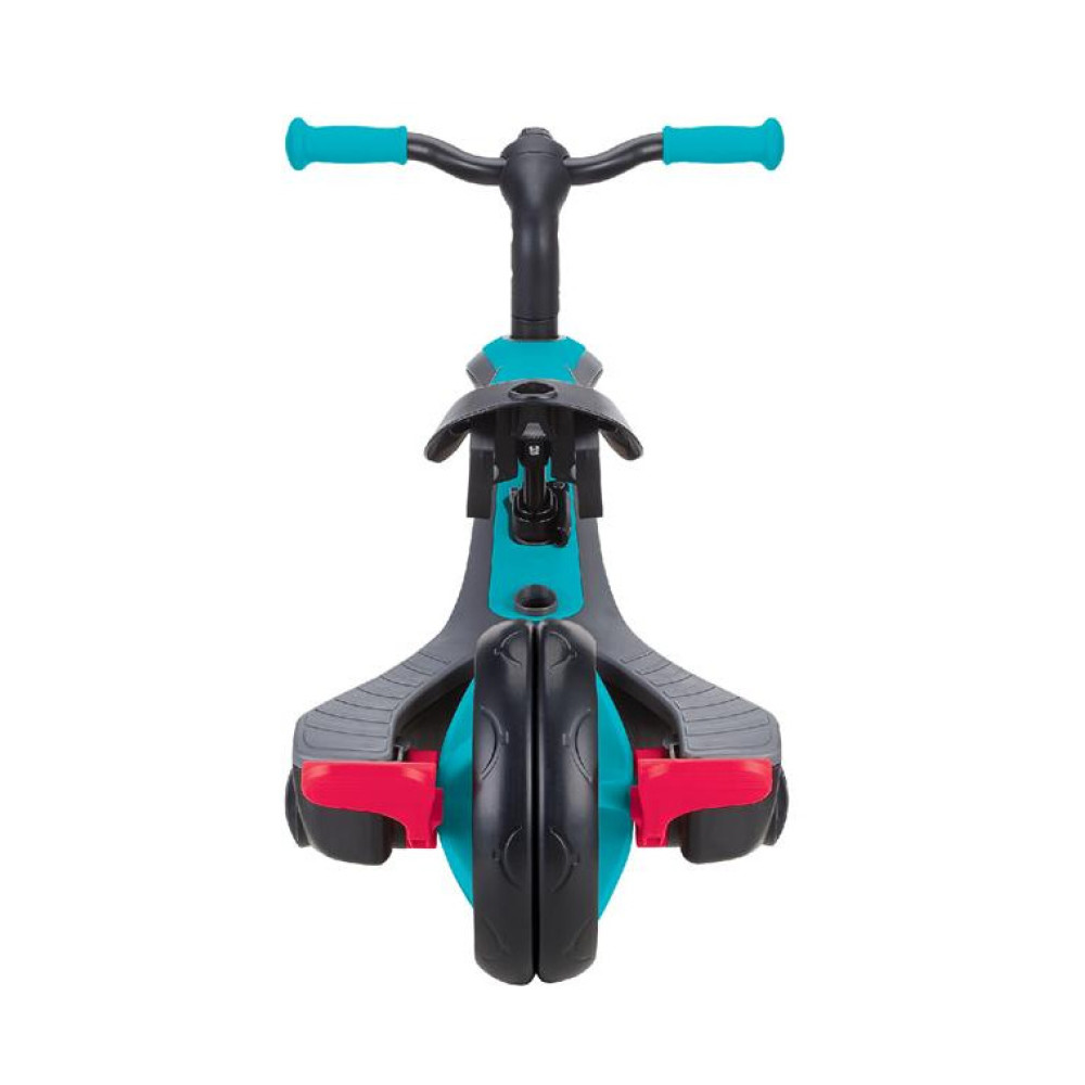 Globber Explorer Trike 4в1 - дитячий велосипед-трансформер з батькіською ручкою, біговел • Turquoise Globber Explorer Trike 4в1 - дитячий велосипед-трансформер з батькіською ручкою, біговел • Turquoise