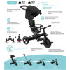 Globber Explorer Trike 4в1 - дитячий велосипед-трансформер з батькіською ручкою, біговел • Sand Beige