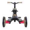Globber Explorer Trike 4в1 - дитячий велосипед-трансформер з батькіською ручкою, біговел • Sand Beige