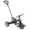 Globber Explorer Trike 4в1 - дитячий велосипед-трансформер з батькіською ручкою, біговел • Sand Beige