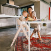 Cybex Click&Fold - детский стульчик 4в1: шезлонг–баунсер для новорожденного, стульчик для кормления, детский стул и адаптеры (0-99 лет /0-120 кг) • All White