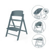 Cybex Click&Fold - детский стульчик 4в1: шезлонг–баунсер для новорожденного, стульчик для кормления, детский стул и адаптеры (0-99 лет /0-120 кг) • Stone Blue