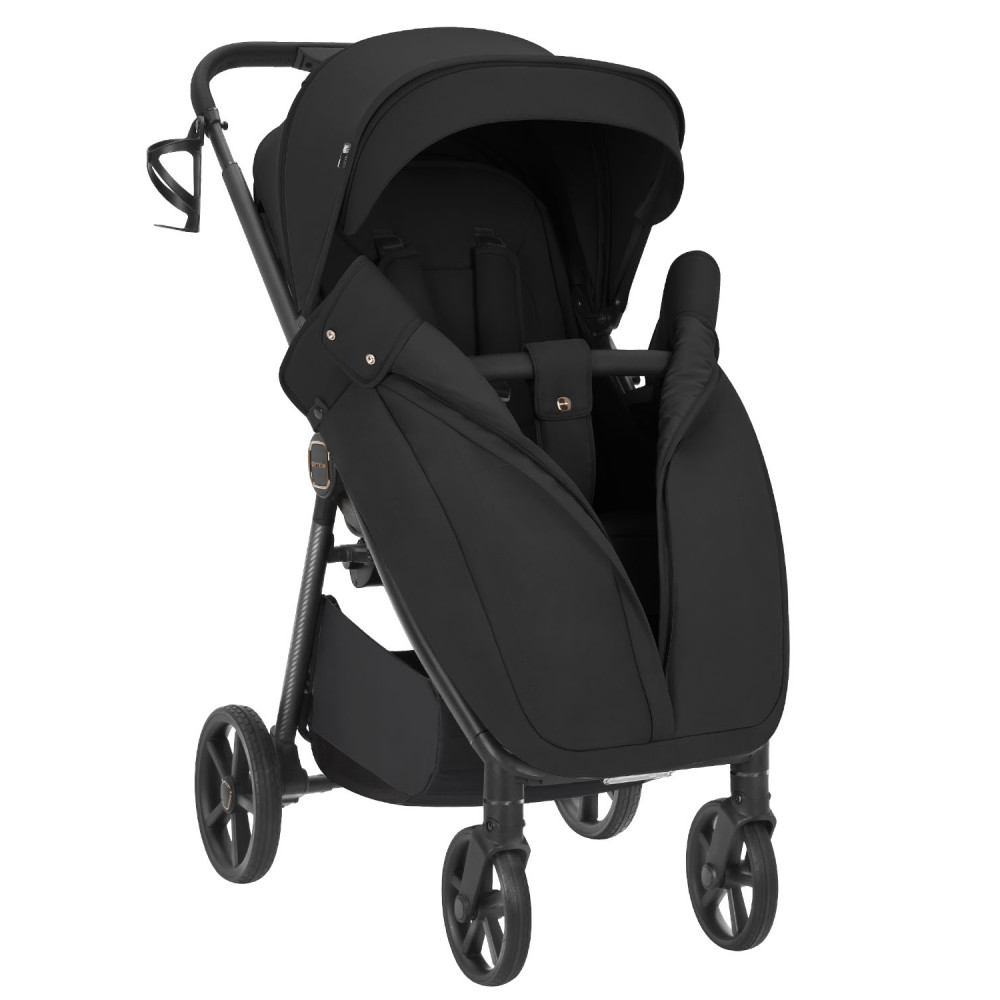Carrello Bravo Carbon 2026 CRL-5530 - всесезонная прогулочная коляска с подсветкой (телескопическая ручка, магнитный замок ремней) • Deep Black Carrello Bravo Carbon 2026 CRL-5530 - всесезонная прогулочная коляска с подсветкой (телескопическая ручка, магнитный замок ремней) • Deep Black
