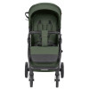 Carrello Bravo Carbon 2026 CRL-5530 - всесезонная прогулочная коляска с подсветкой (телескопическая ручка, магнитный замок ремней) • Tropic Green