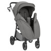 Carrello Bravo Carbon CRL-5530 Special - прогулянкова коляска для бездоріжжя, всесезонний візок з підсвіткою (телескопічна ручка, ремень безпеки з магнітним замком) • Extreme Grey