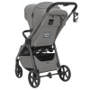 Carrello Bravo Carbon CRL-5530 Special - прогулянкова коляска для бездоріжжя, всесезонний візок з підсвіткою (телескопічна ручка, ремень безпеки з магнітним замком) • Extreme Grey