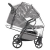 Carrello Bravo Carbon CRL-5530 Special - прогулянкова коляска для бездоріжжя, всесезонний візок з підсвіткою (телескопічна ручка, ремень безпеки з магнітним замком) • Extreme Grey