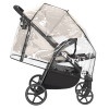 Carrello Bravo Lite CRL-5529 - прогулянкова коляска з підсвіткою, всесезонний візок, телескопічне регулювання ручки, великі колеса, захист від сповзання, зручно складається • Marble Beige