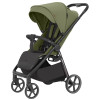 Carrello Bravo Lite CRL-5529 - прогулянкова коляска з підсвіткою, всесезонний візок, телескопічне регулювання ручки, великі колеса, захист від сповзання, зручно складається • Bamboo Green