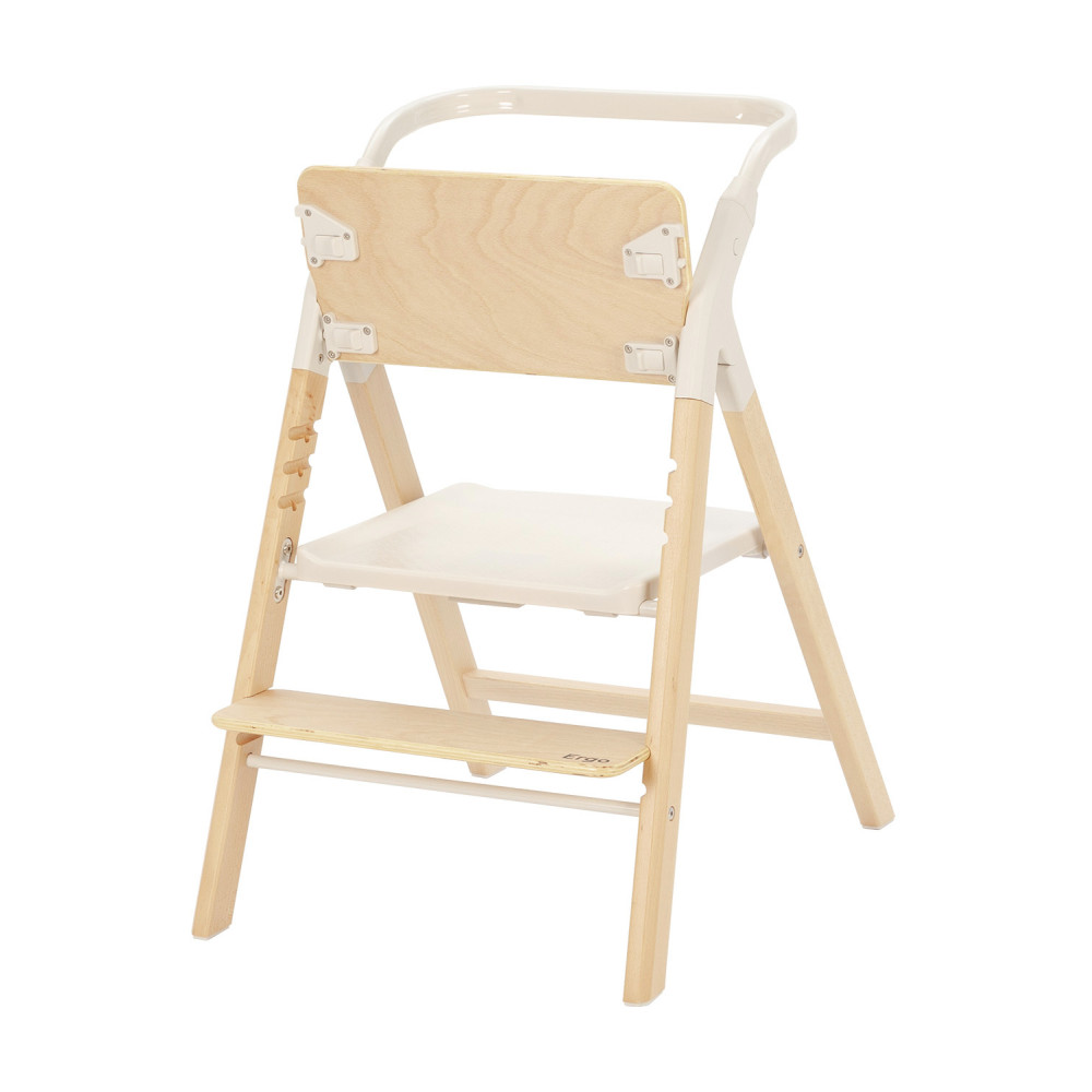 Carrello Ergo CRL-16701 - стульчик для кормления, шезлонг для новорожденного, обучающая башня до 75 кг, детский стульчик (дуга с мягкими игрушками, регулируемая подножка) • Sugar Beige