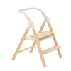 Carrello Ergo CRL-16701 - стульчик для кормления, шезлонг для новорожденного, обучающая башня до 75 кг, детский стульчик (дуга с мягкими игрушками, регулируемая подножка) • Sugar Beige