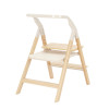 Carrello Ergo CRL-16701 - стульчик для кормления, шезлонг для новорожденного, обучающая башня до 75 кг, детский стульчик (дуга с мягкими игрушками, регулируемая подножка) • Sugar Beige