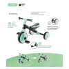 Globber Learning Trike 2в1 - трехколесный велосипед-трансформер, беговел, регулировка по высоте, легко складывается и трансформируется • Mint