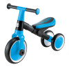 Globber Learning Trike 2в1 - триколісний велосипед-трансформер, біговел, регулювання за висотою, легко складається та трансформується • Blue