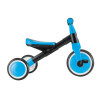 Globber Learning Trike 2в1 - триколісний велосипед-трансформер, біговел, регулювання за висотою, легко складається та трансформується • Blue