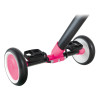 Globber Learning Trike 2в1 - триколісний велосипед-трансформер, біговел, регулювання за висотою, легко складається та трансформується • Pink