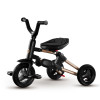 Qplay Nova+ Rubber Gold - складаний дитячий триколісний велосипед з батьківською ручкою, поворотне сидіння (від 10 місяців) • Military Green Gold