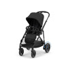Cybex eGazelle S – прогулянкова коляска з електроприводом, автоматичним гойданням, 20+ конфігурацій, плавний та комфортний рух • (Black Frame) Moon Black
