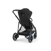 Cybex eGazelle S – прогулянкова коляска з електроприводом, автоматичним гойданням, 20+ конфігурацій, плавний та комфортний рух • (Black Frame) Moon Black